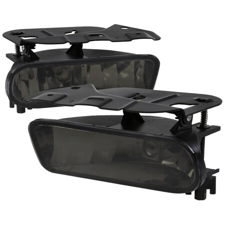 Spec-D Tuning 02-06 Cadillac Escalade Oem Fog Light- Smoke LF-ECLD02GOEM-HZ